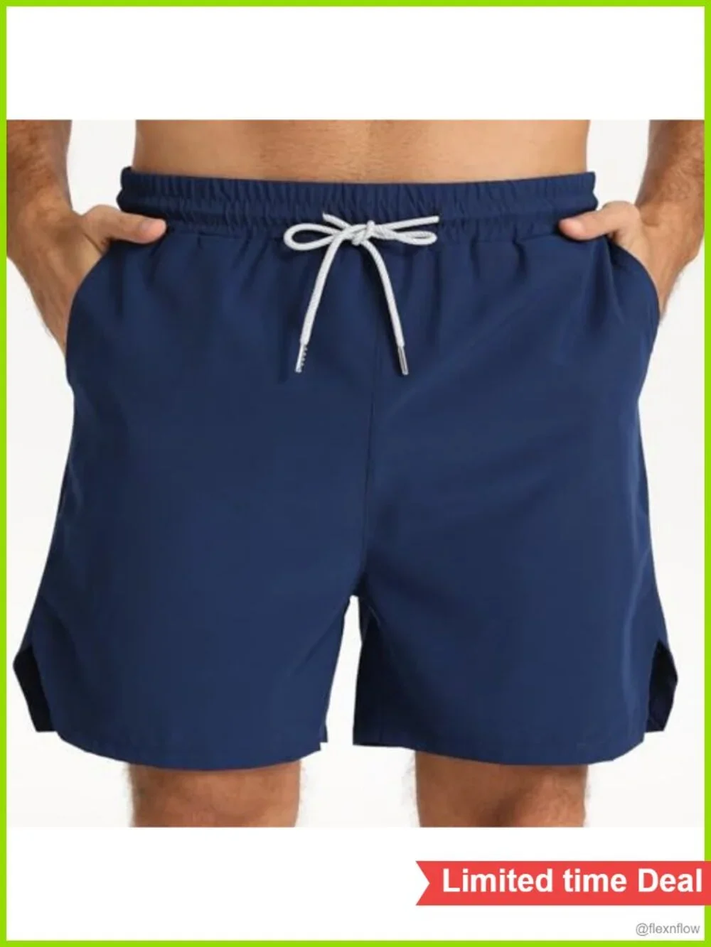 3 Pack Men's Running Shorts with Compression Liner 5